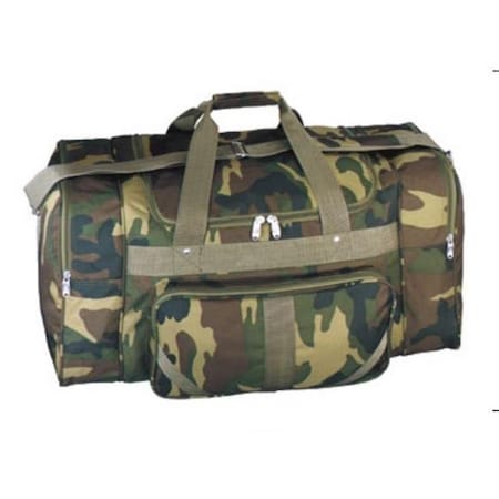Everest Trading Everest 1027-CM 27 in. 600 Denier Polyester Jungle Camo Print Duffel Bag 1027-CM